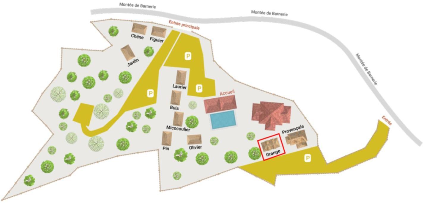 Gites Domaine De La Barnerie Saint Alban Auriolles Номер фото
